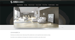 Desktop Screenshot of granimarbre.ch